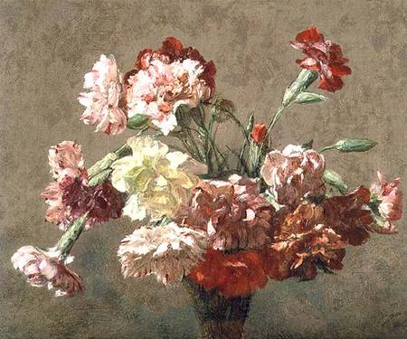 Vase of Carnations von Victoria Dubourg