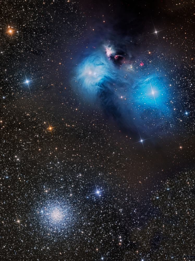 Blaue Augen und ein Lächeln - NGC 6726 von Vikas Chander