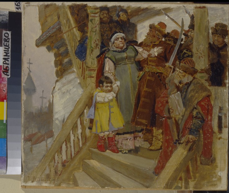 Die Verhaftung der Marfa Borezkaja in Nowgorod 1478 von Viktor Michailowitsch Wasnezow