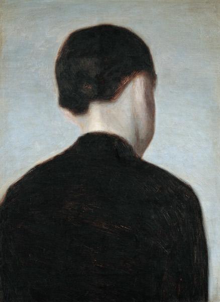 Seated Figure, Seen from Behind 1884