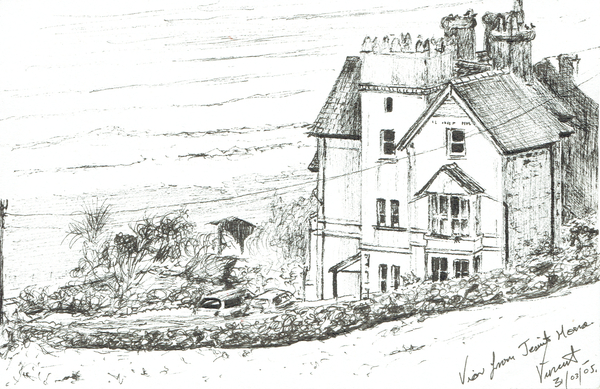 The Jesuit House on the Welsh coast von Vincent Alexander Booth