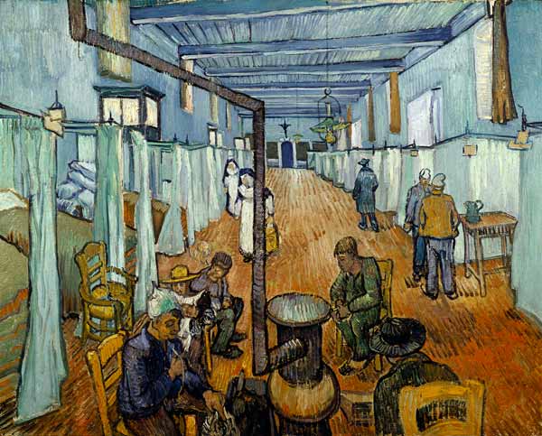 Schlafsaal im Hospital in Arles von Vincent van Gogh