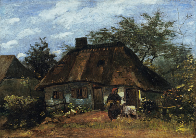 Bauernhaus in Nuenen (La Chaumiére) von Vincent van Gogh