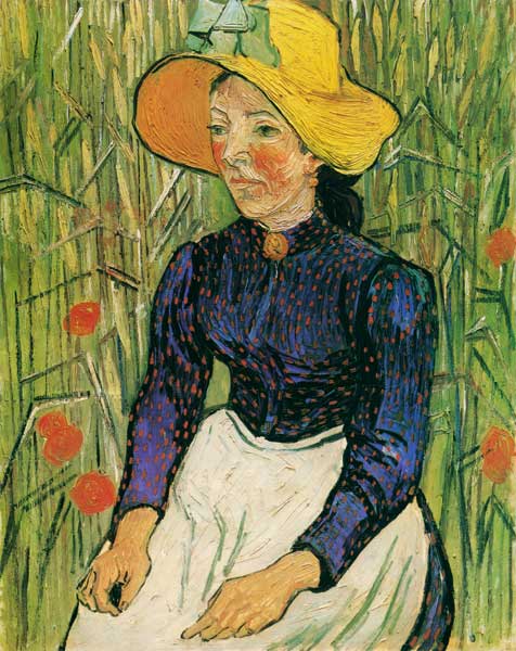 Bildnis einer jungen Bäuerin von Vincent van Gogh