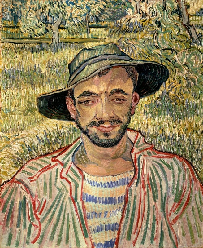 Bildnis eines jungen Bauern von Vincent van Gogh