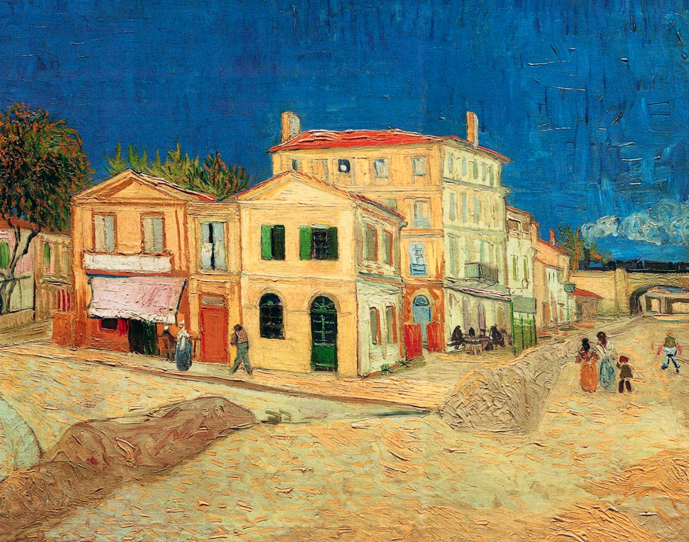 Das gelbe Haus (Vincents Haus) von Vincent van Gogh