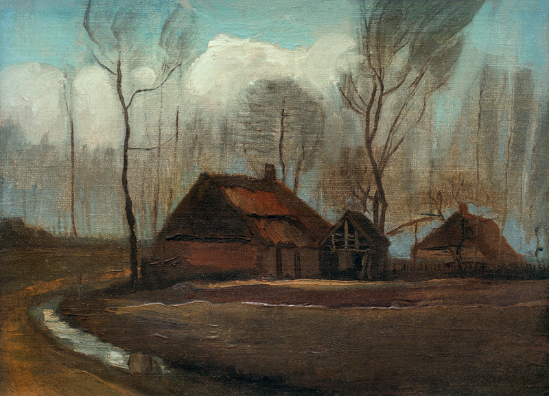 Farmhouse after the Rain von Vincent van Gogh