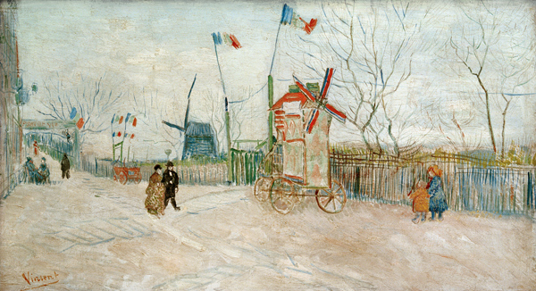Fest am Montmartre von Vincent van Gogh