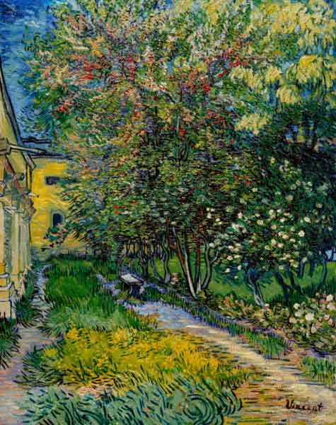 Van Gogh / St.-Rémy Hospital Garden von Vincent van Gogh