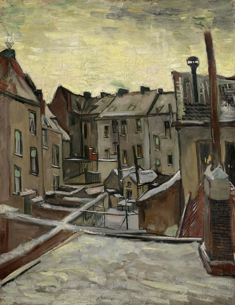 Häuser, von hinten gesehen von Vincent van Gogh