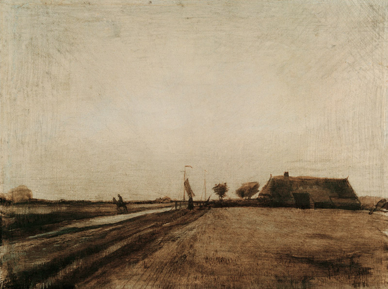 Landscape in Drenthe von Vincent van Gogh