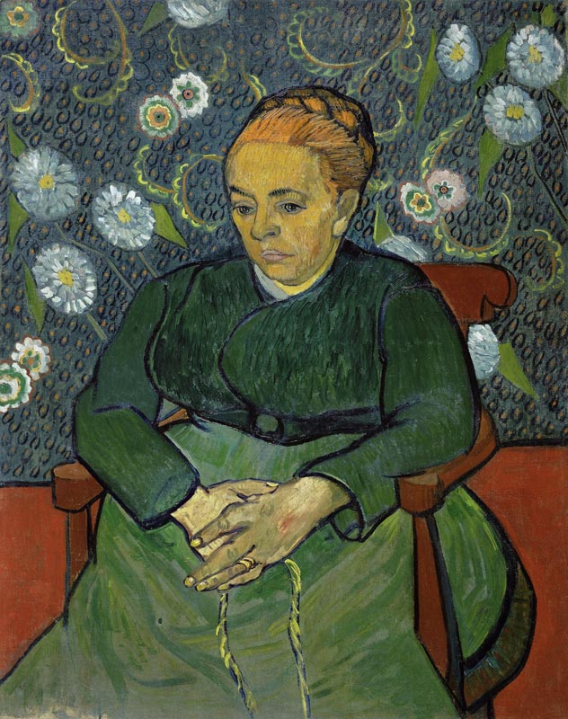 Porträt von Madame Roulin (La Berceuse) von Vincent van Gogh