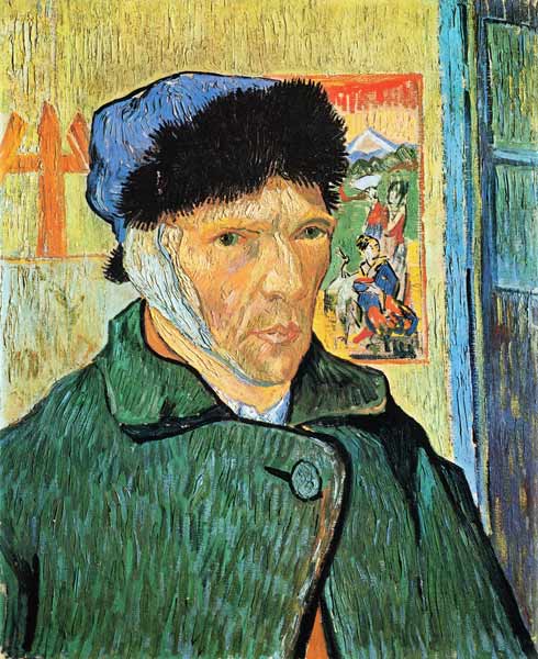 Selbstbildnis mit verbundenem Ohr von Vincent van Gogh