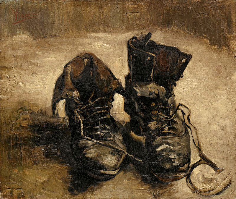 Schuhe mit Schnürsenkeln von Vincent van Gogh
