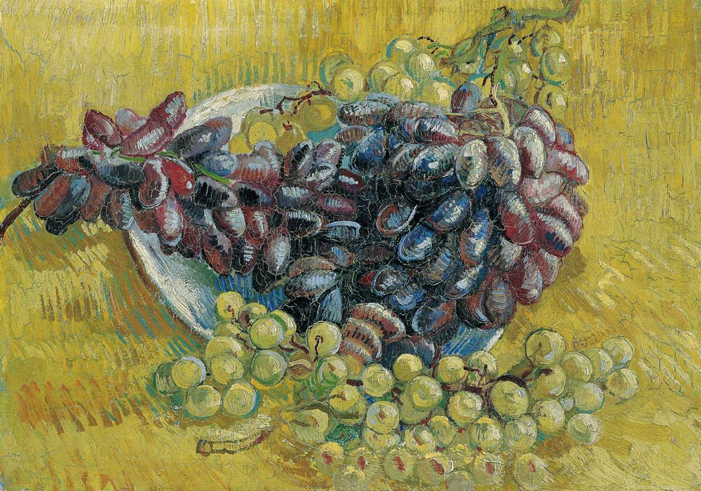Stilleben mit Weintrauben von Vincent van Gogh