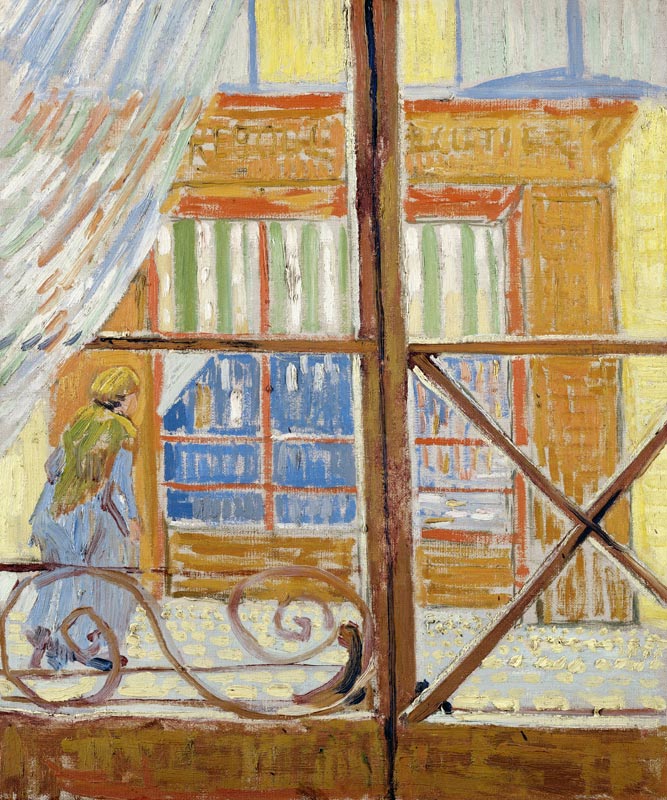 Metzgerei, durch ein Fenster gesehen von Vincent van Gogh