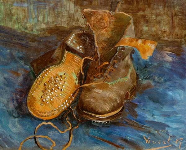 V.van Gogh / A Pair of Shoes / 1887 von Vincent van Gogh