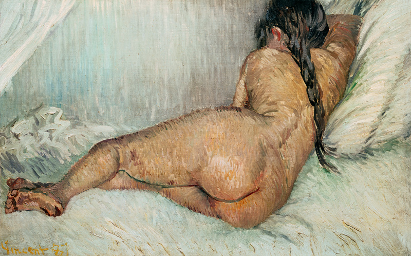 Weiblicher Rückenakt von Vincent van Gogh