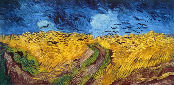 Weizenfeld mit Raben von Vincent van Gogh