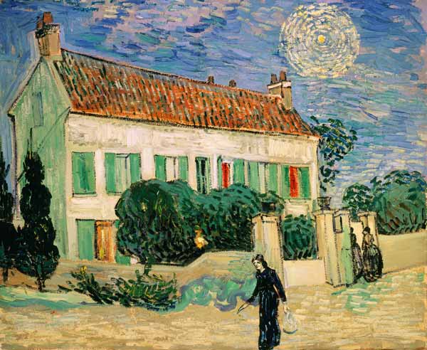 White House at Night von Vincent van Gogh