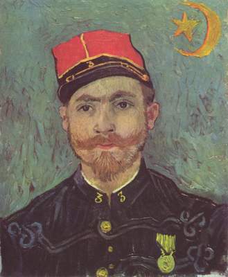 Bildnis des Leutnants Milliet von Vincent van Gogh