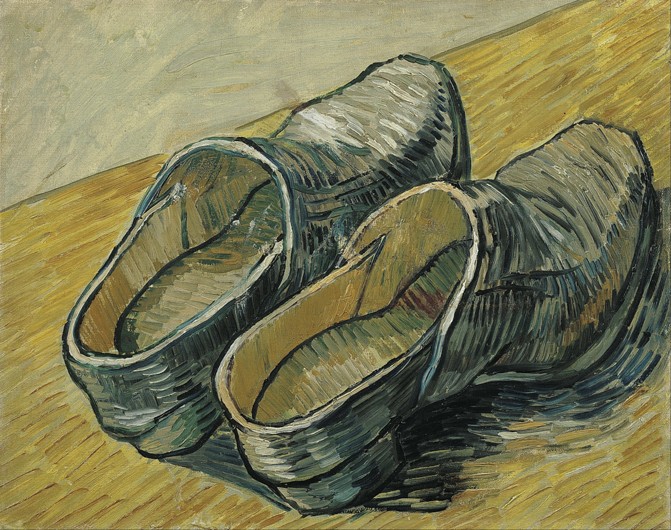 Ein Paar Lederclogs von Vincent van Gogh
