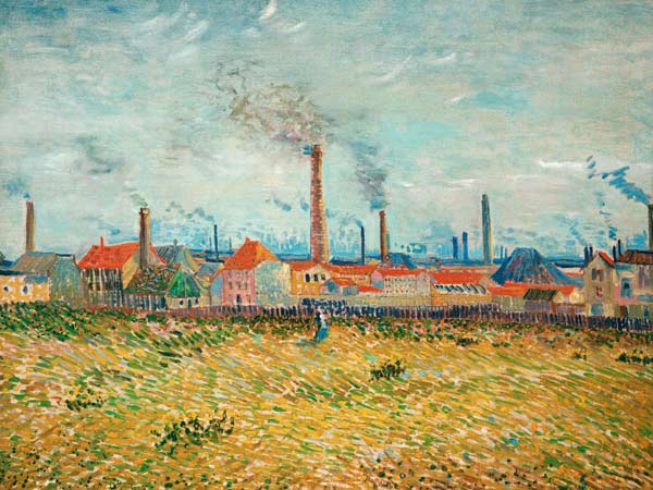 Fabriken in Asnières von Vincent van Gogh