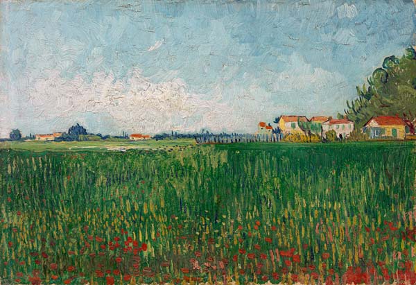 Feld mit Mohnblumen von Vincent van Gogh