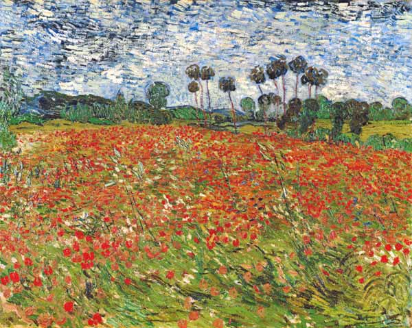 Field of Poppies, Auvers-sur-Oise von Vincent van Gogh