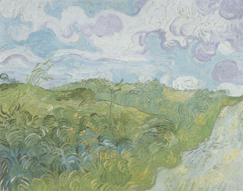 Grünes Weizenfeld von Vincent van Gogh