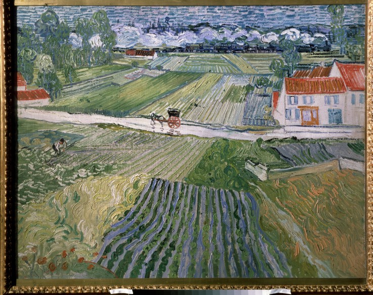 Landschaft bei Auvers nach dem Regen von Vincent van Gogh