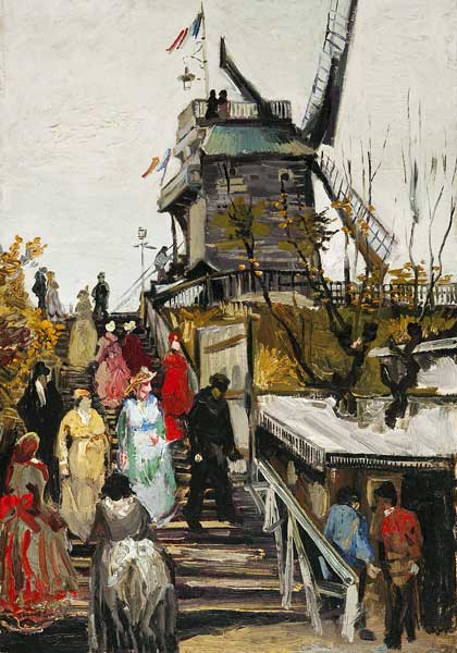Le Moulin de Blute-Fin von Vincent van Gogh