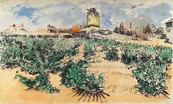 Die Mühle von Alphonse Daudet von Vincent van Gogh