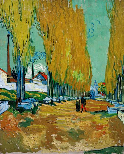 Les Alyscamps von Vincent van Gogh