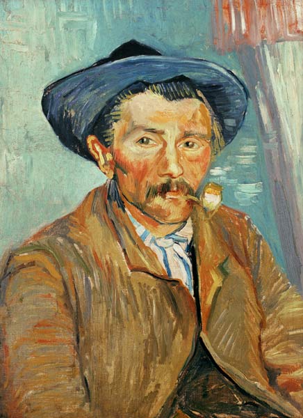 Man with pipe von Vincent van Gogh