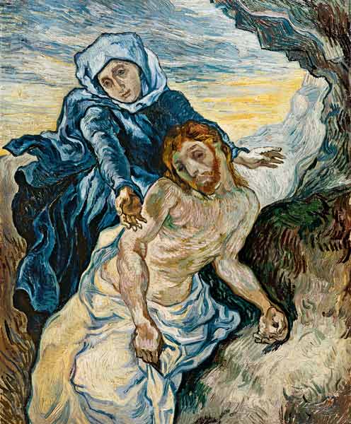 Pieta (nach Delacroix) von Vincent van Gogh