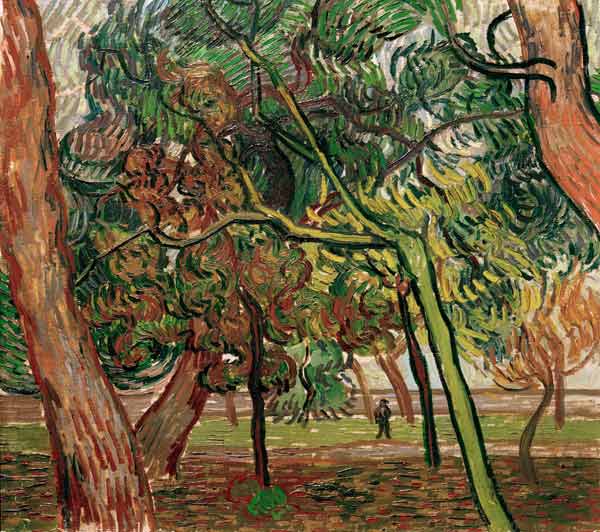 V.van Gogh, Study of Pine Trees / 1889 von Vincent van Gogh