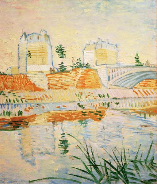 Pont de Clichy /Paint. von Vincent van Gogh
