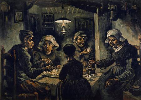 Die Kartoffelesser 1885