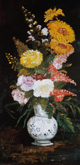 Vase of flowers 1886