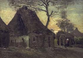V.van Gogh, Cottage in Nuenen / Paint.