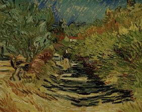 V.van Gogh, Path at St-Rémy /Ptg./1889