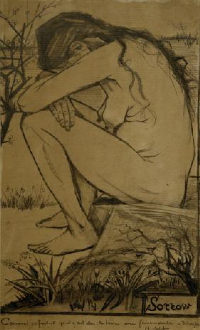 V.van Gogh, Sorrow / Drawing / 1882