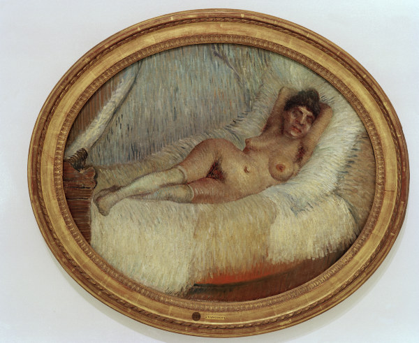 van Gogh / Female nude on bed / 1887 von Vincent van Gogh
