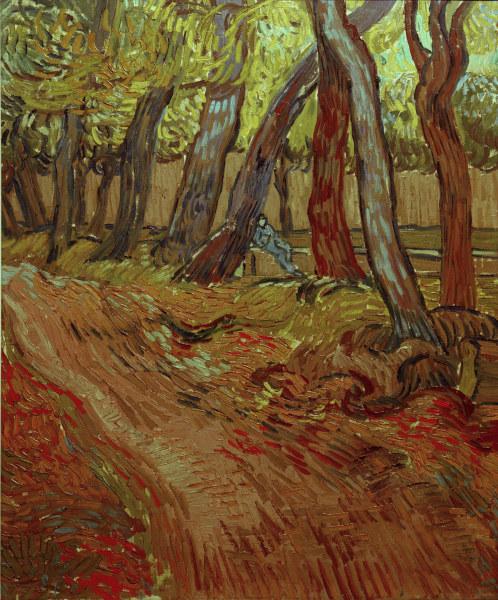 Van Gogh / Hosptial Garden / 1889 von Vincent van Gogh