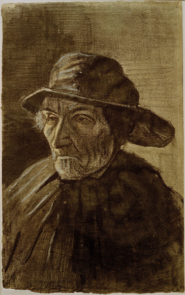 V.van Gogh, Fisherman with a Sou wester von Vincent van Gogh