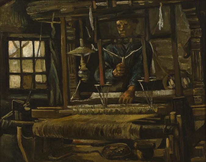 Weber am Webstuhl von Vincent van Gogh