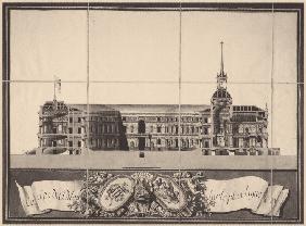 Das Michael-Schloss (Ingenieursschloss) in Sankt Petersburg 1797
