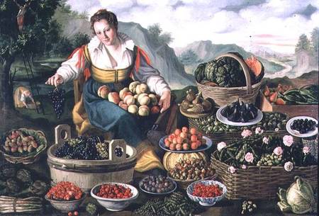 The Fruit Seller von Vincenzo Campi