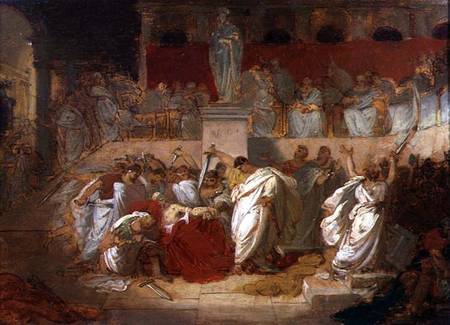 The Death of Caesar von Vincenzo Camuccini